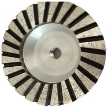 Aluminium Base Straight Turbo Diamond Grinding Cup Wheel for Stone Concrete